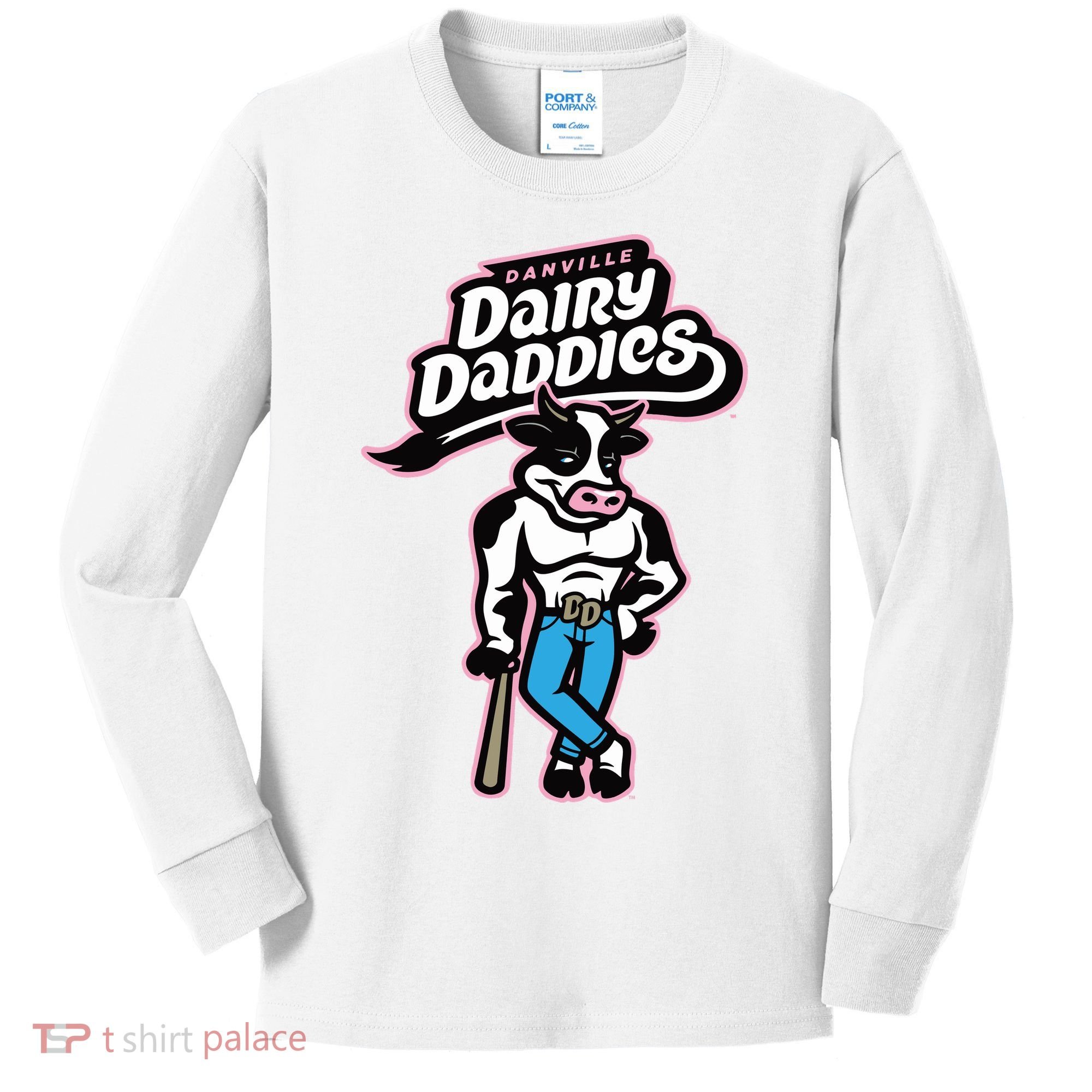 Otterbots Danville Dairy Daddies Kids Long Sleeve Shirt