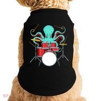 Octopus Drummer Drums Lover Kit Snare Bass Hihat Trap Set Doggie Tank thumb 0