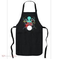 Octopus Drummer Drums Lover Kit Snare Bass Hihat Trap Set Apron thumb 0