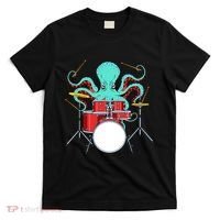 Octopus Drummer Drums Lover Kit Snare Bass Hihat Trap Set T-Shirt thumb 0
