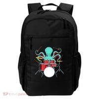 Octopus Drummer Drums Lover Kit Snare Bass Hihat Trap Set Backpack thumb 0