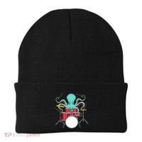 Octopus Drummer Drums Lover Kit Snare Bass Hihat Trap Set Beanie thumb 0