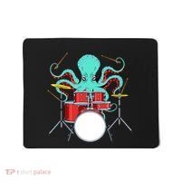 Octopus Drummer Drums Lover Kit Snare Bass Hihat Trap Set Mousepad thumb 0