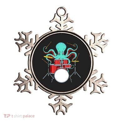 Octopus Drummer Drums Lover Kit Snare Bass Hihat Trap Set Ornament