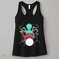 Octopus Drummer Drums Lover Kit Snare Bass Hihat Trap Set Women's Tank Top thumb 3