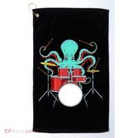 Octopus Drummer Drums Lover Kit Snare Bass Hihat Trap Set Golf Towel thumb 0