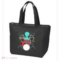 Octopus Drummer Drums Lover Kit Snare Bass Hihat Trap Set Tote Bag thumb 3