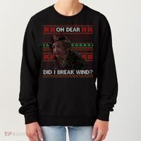 Oh Dear Did I Break Wind Funny Ugly Christmas Women's Sweatshirt thumb 0