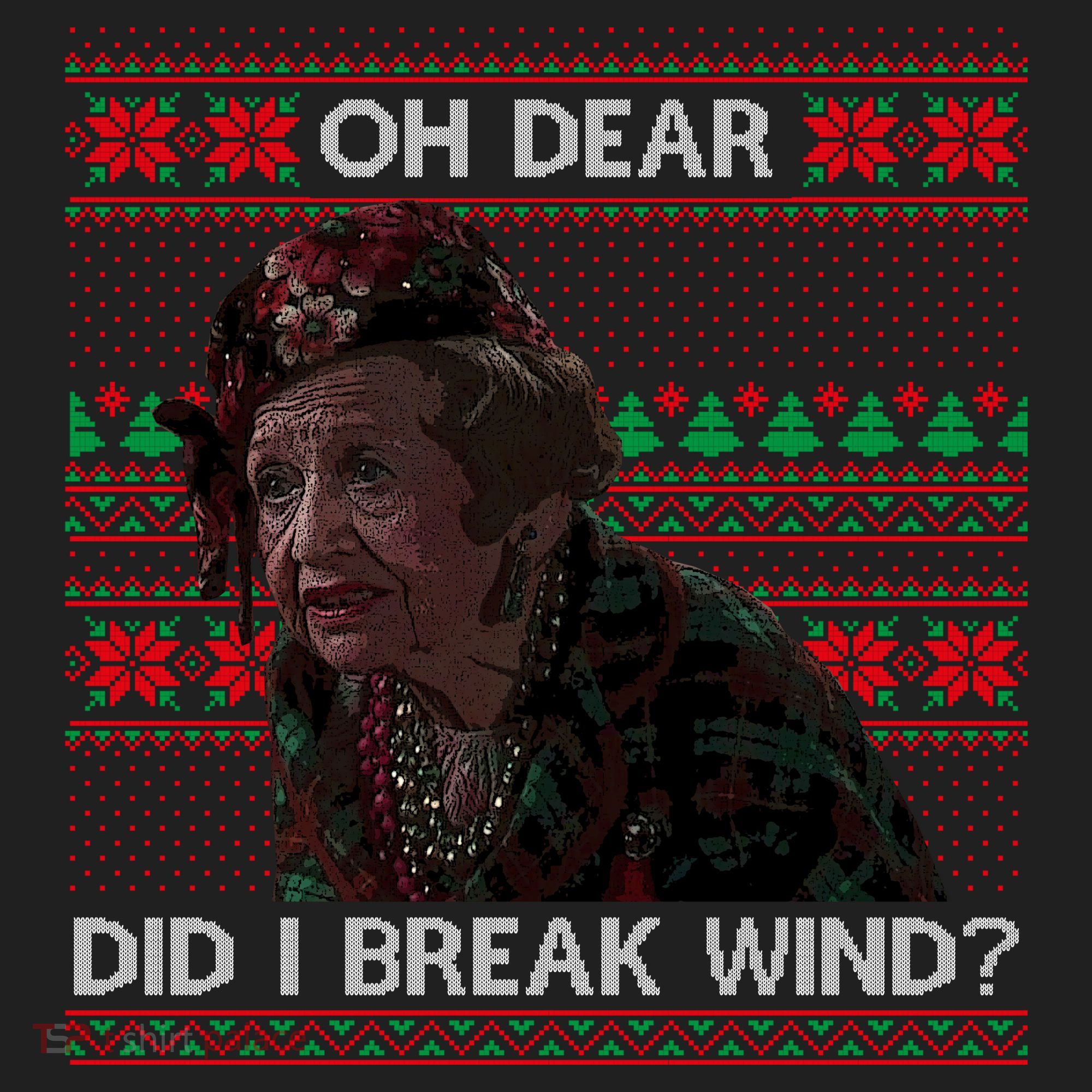 Oh Dear Did I Break Wind Funny Ugly Christmas Women's Sweatshirt