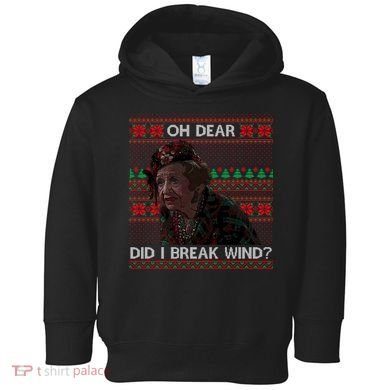 Oh Dear Did I Break Wind Funny Ugly Christmas Toddler Hoodie
