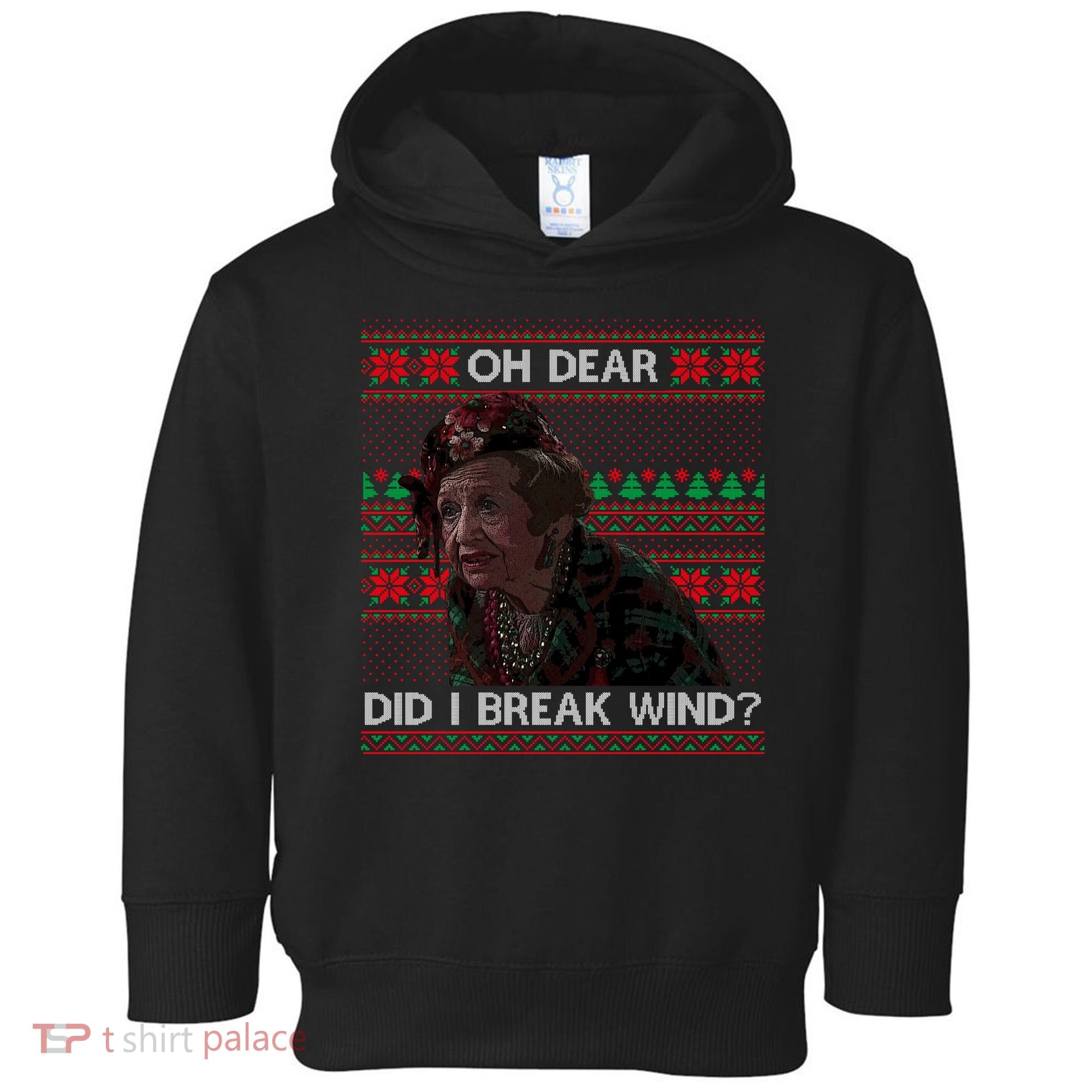 Oh Dear Did I Break Wind Funny Ugly Christmas Toddler Hoodie