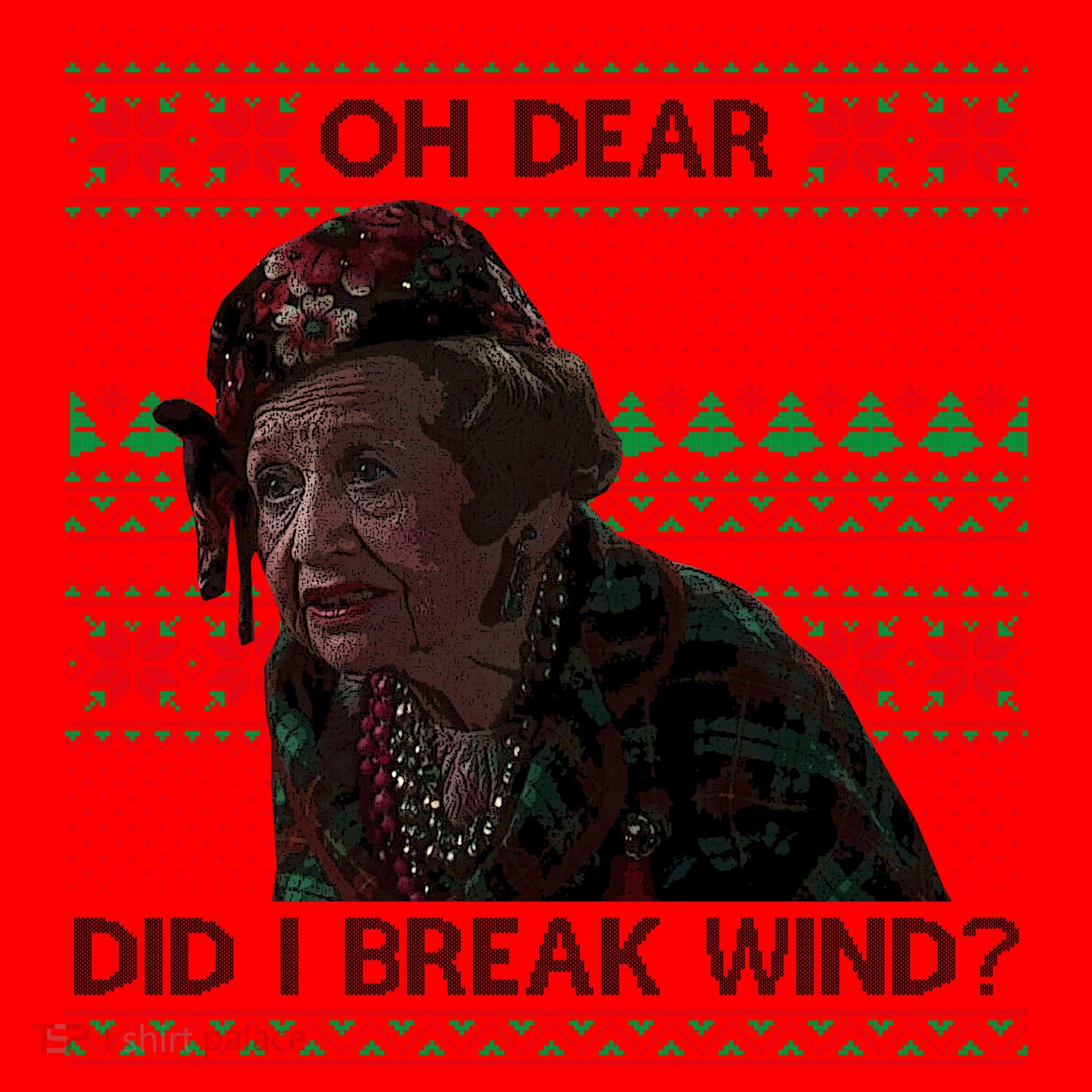 Oh Dear Did I Break Wind Funny Ugly Christmas Santa Hat