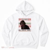 Oh Dear Did I Break Wind Funny Ugly Christmas Hoodie thumb 0