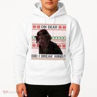 Oh Dear Did I Break Wind Funny Ugly Christmas Hoodie thumb 2