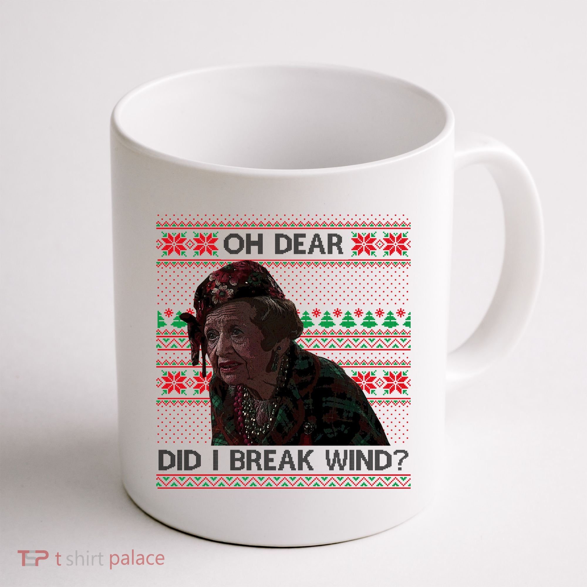 Oh Dear Did I Break Wind Funny Ugly Christmas Coffee Mug