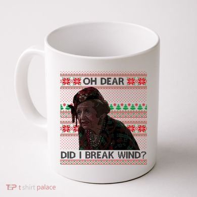 Oh Dear Did I Break Wind Funny Ugly Christmas Coffee Mug