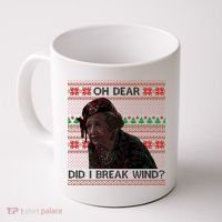 Oh Dear Did I Break Wind Funny Ugly Christmas Coffee Mug thumb 0