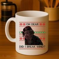 Oh Dear Did I Break Wind Funny Ugly Christmas Coffee Mug thumb 4