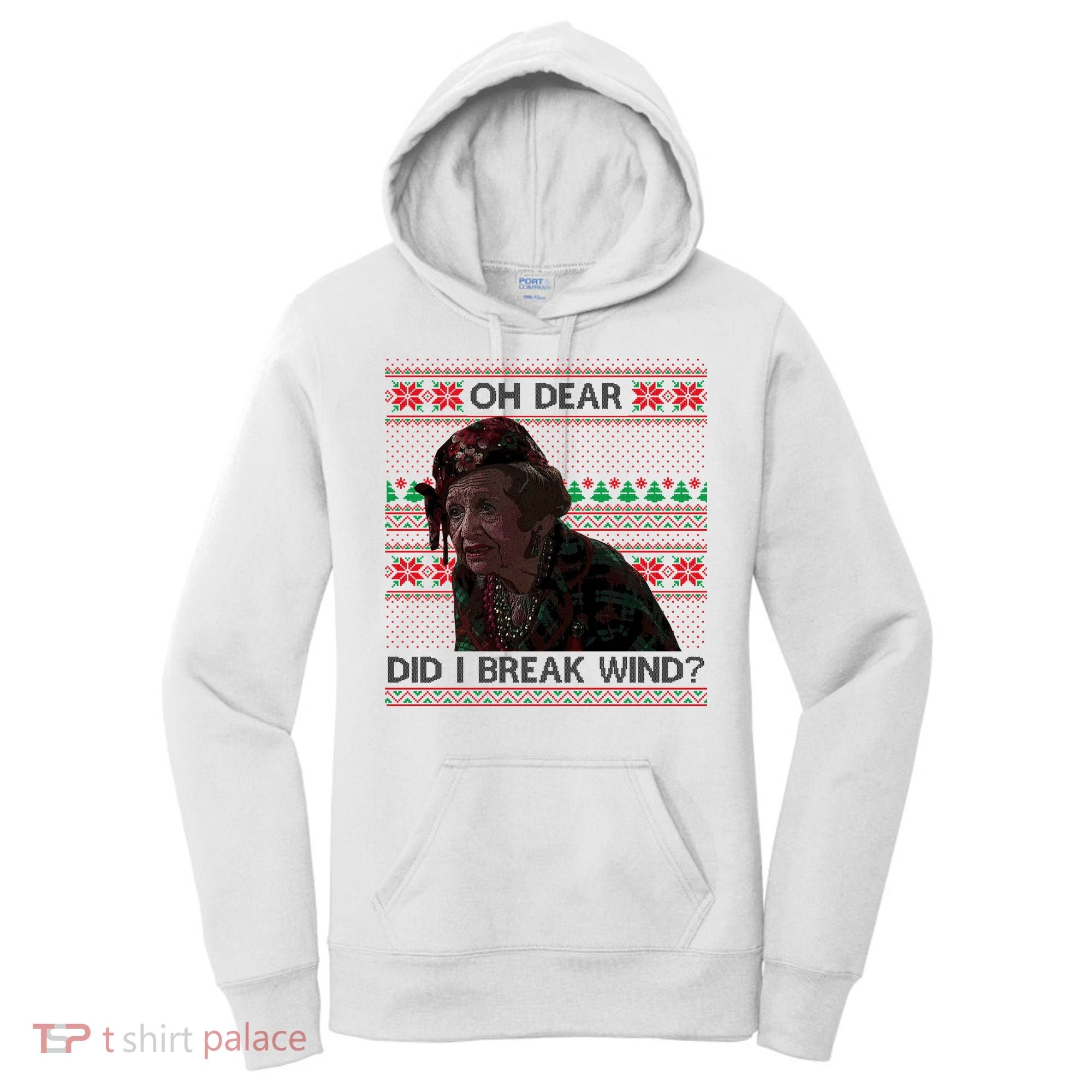 Oh Dear Did I Break Wind Funny Ugly Christmas Women's Hoodie