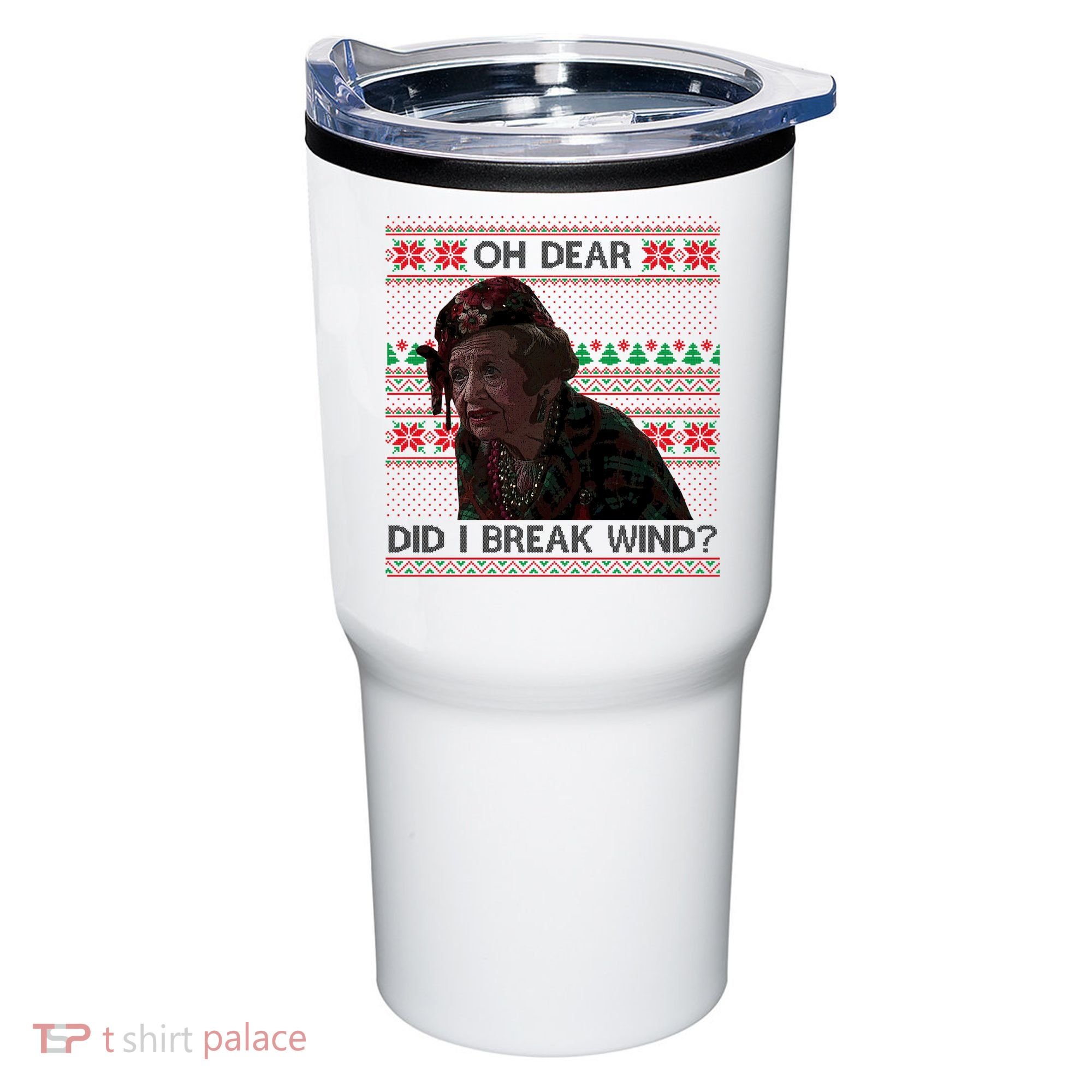 Oh Dear Did I Break Wind Funny Ugly Christmas Tumbler