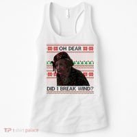 Oh Dear Did I Break Wind Funny Ugly Christmas Women's Tank Top thumb 0