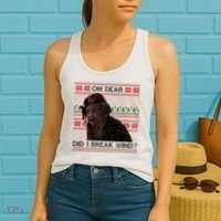 Oh Dear Did I Break Wind Funny Ugly Christmas Women's Tank Top thumb 2