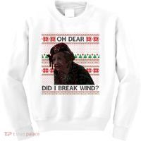 Oh Dear Did I Break Wind Funny Ugly Christmas Kids Sweatshirt thumb 0