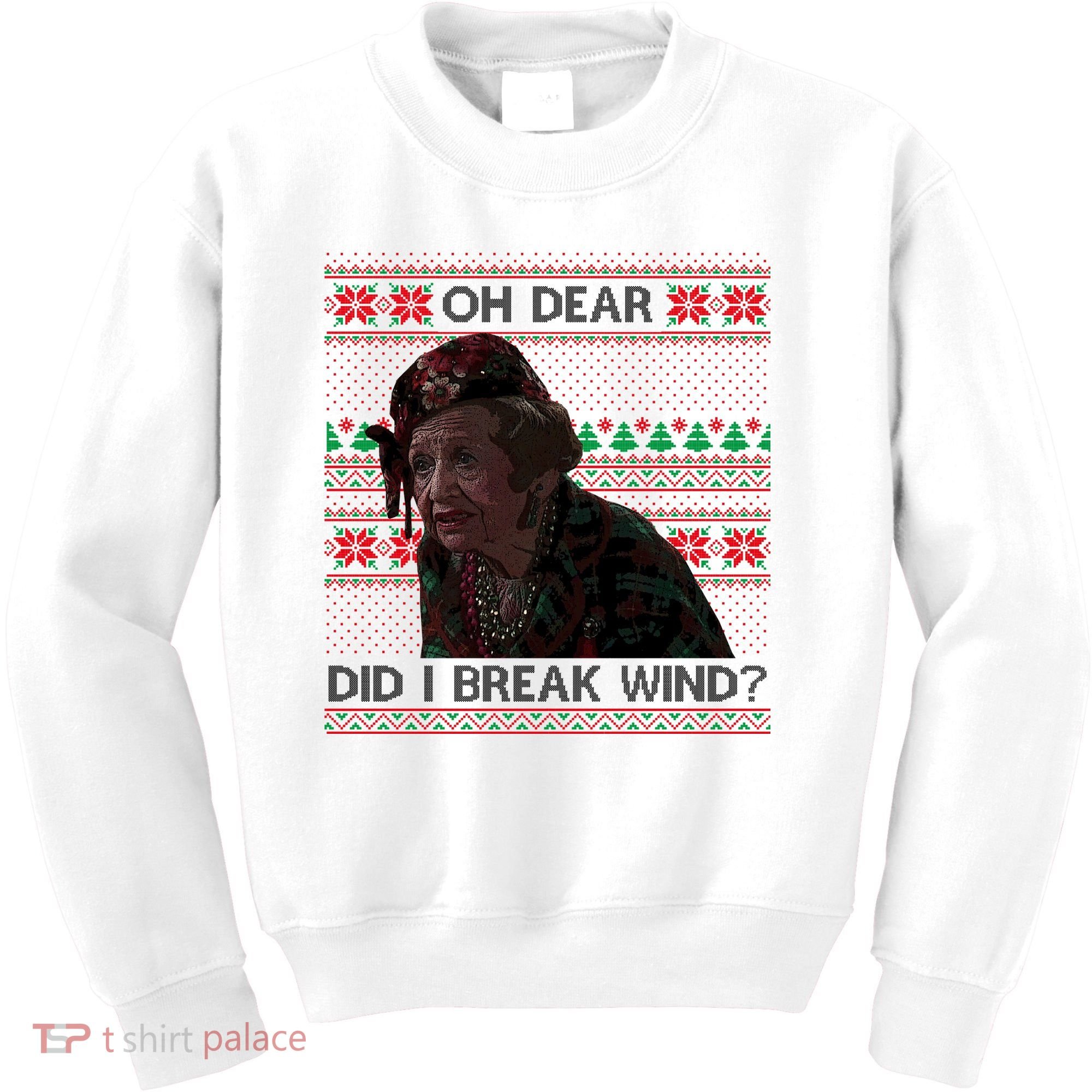 Oh Dear Did I Break Wind Funny Ugly Christmas Kids Sweatshirt
