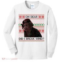 Oh Dear Did I Break Wind Funny Ugly Christmas Kids Long Sleeve Shirt thumb 0