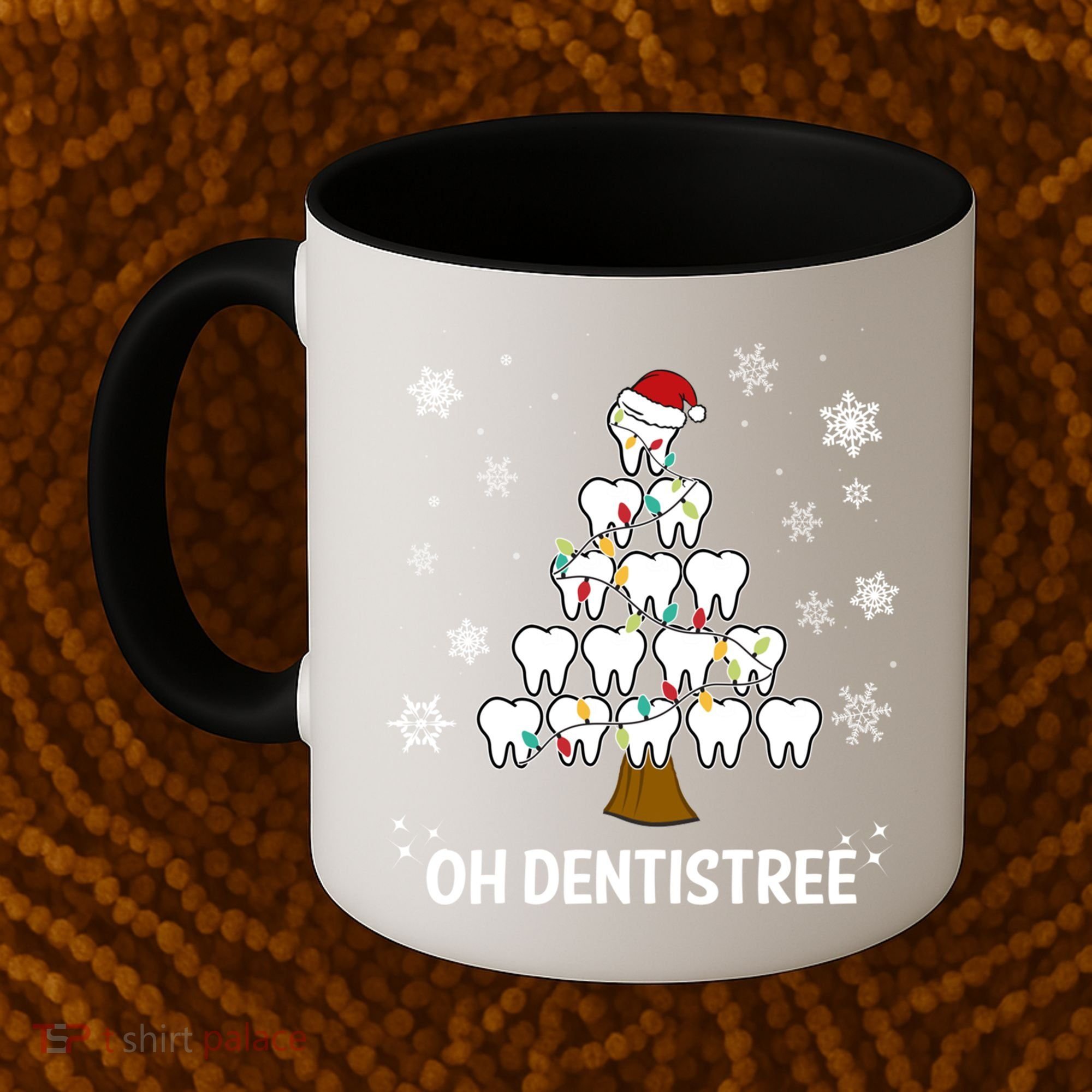 Oh Dentistree Dentist Christmas Tooth Christmas Gift Coffee Mug