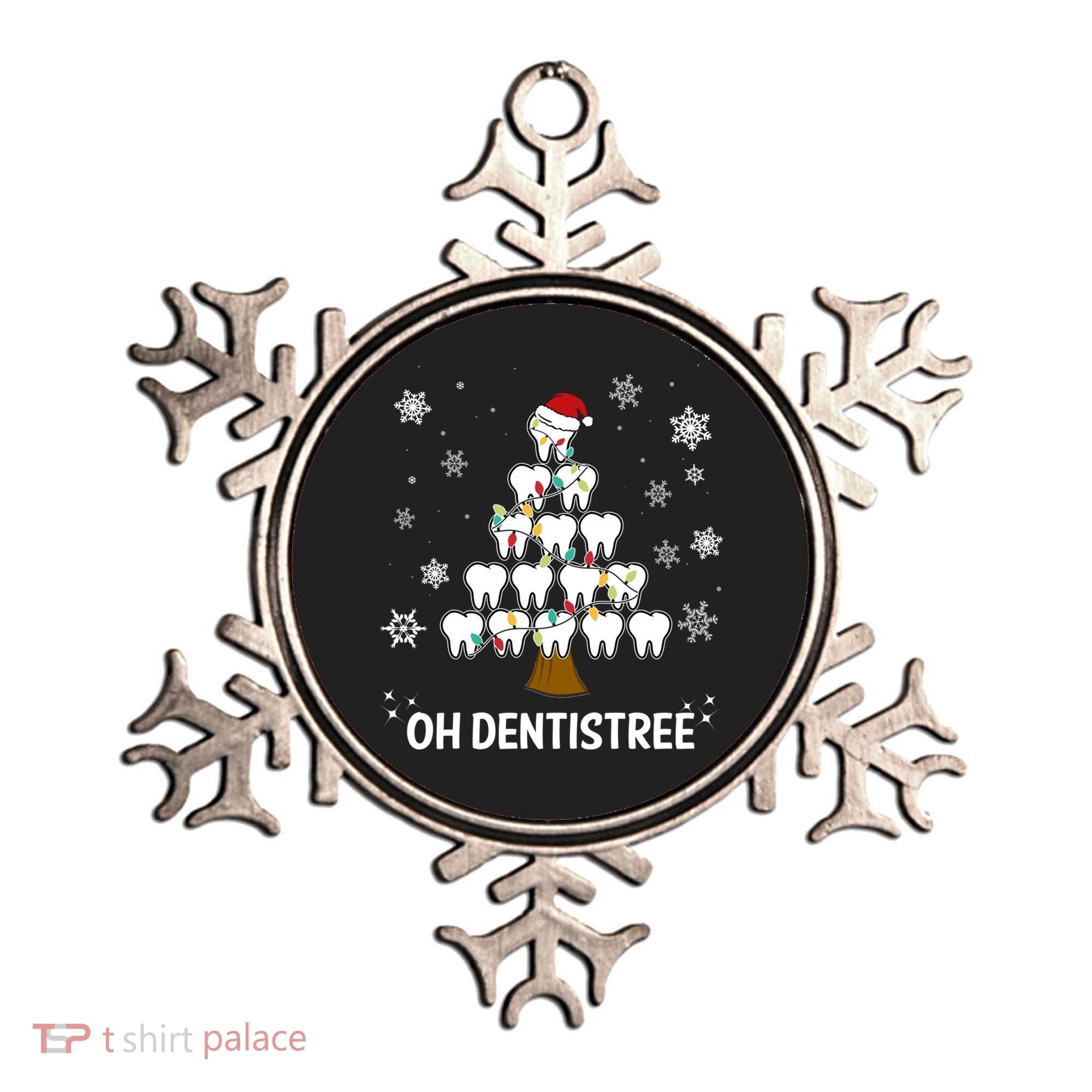 Oh Dentistree Dentist Christmas Tooth Christmas Gift Ornament