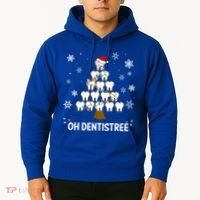 Oh Dentistree Dentist Christmas Tooth Christmas Gift Hoodie thumb 2