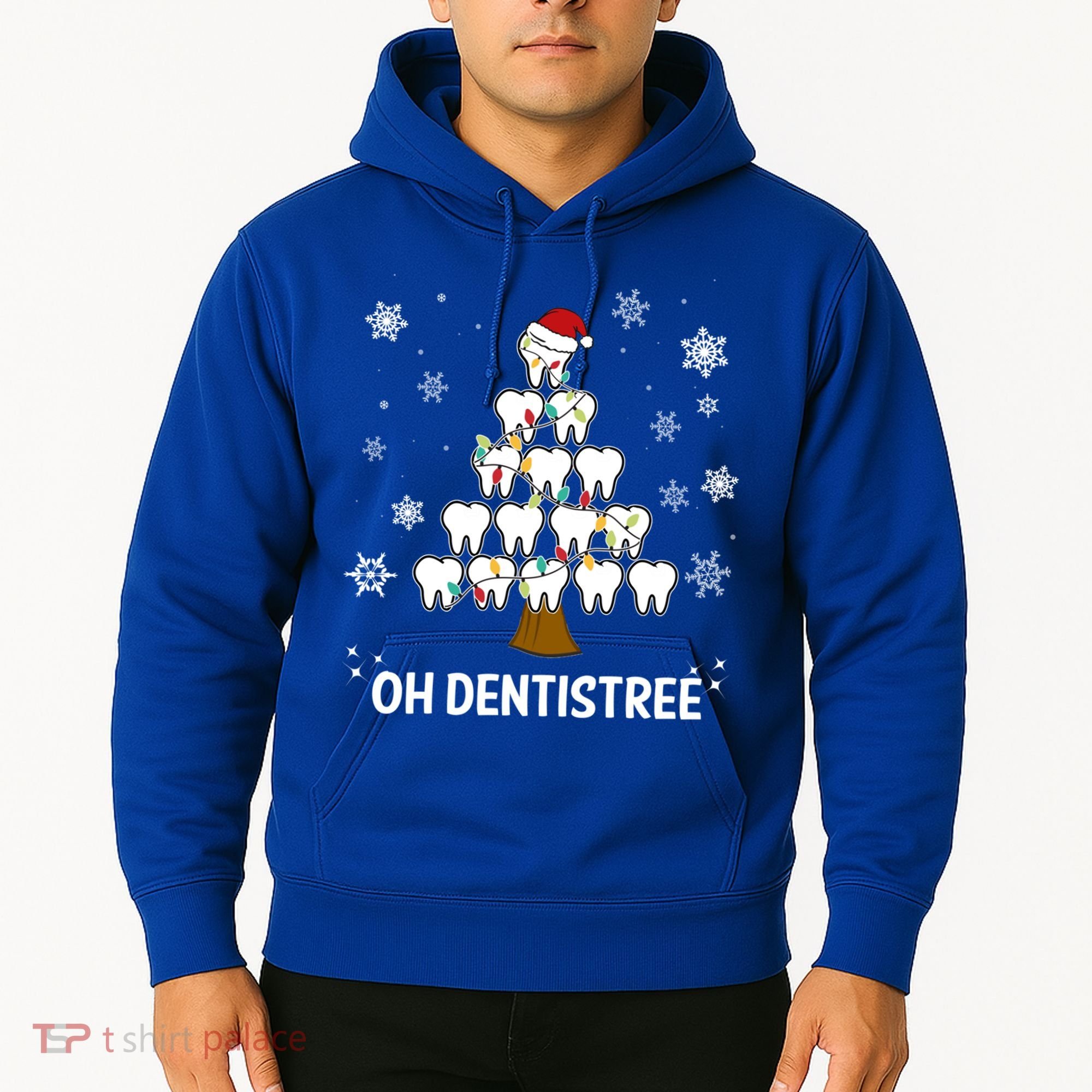 Oh Dentistree Dentist Christmas Tooth Christmas Gift Hoodie