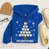 Oh Dentistree Dentist Christmas Tooth Christmas Gift Hoodie thumb 4