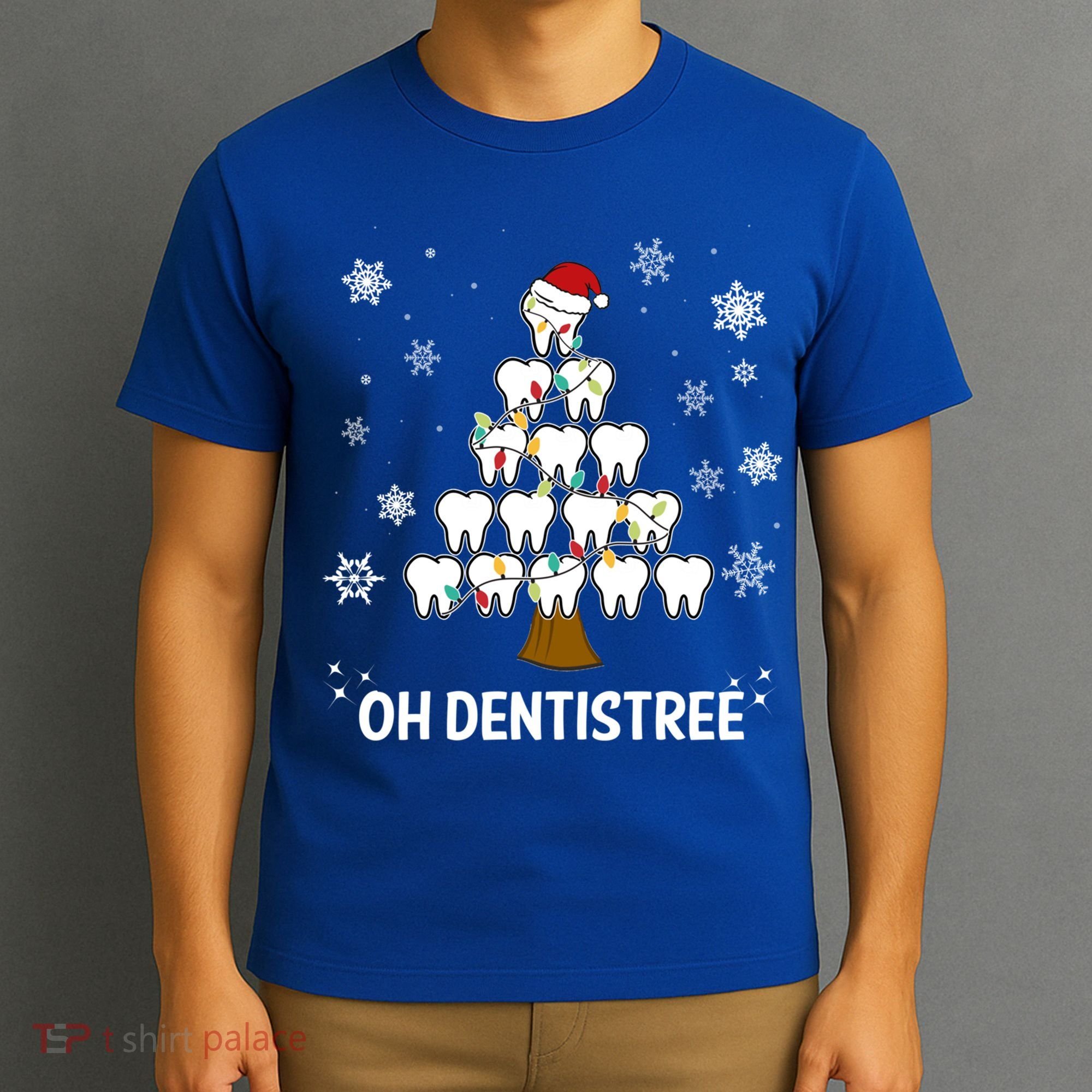 Oh Dentistree Dentist Christmas Tooth Christmas Gift T-Shirt