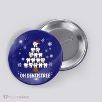 Oh Dentistree Dentist Christmas Tooth Christmas Gift Button thumb 0