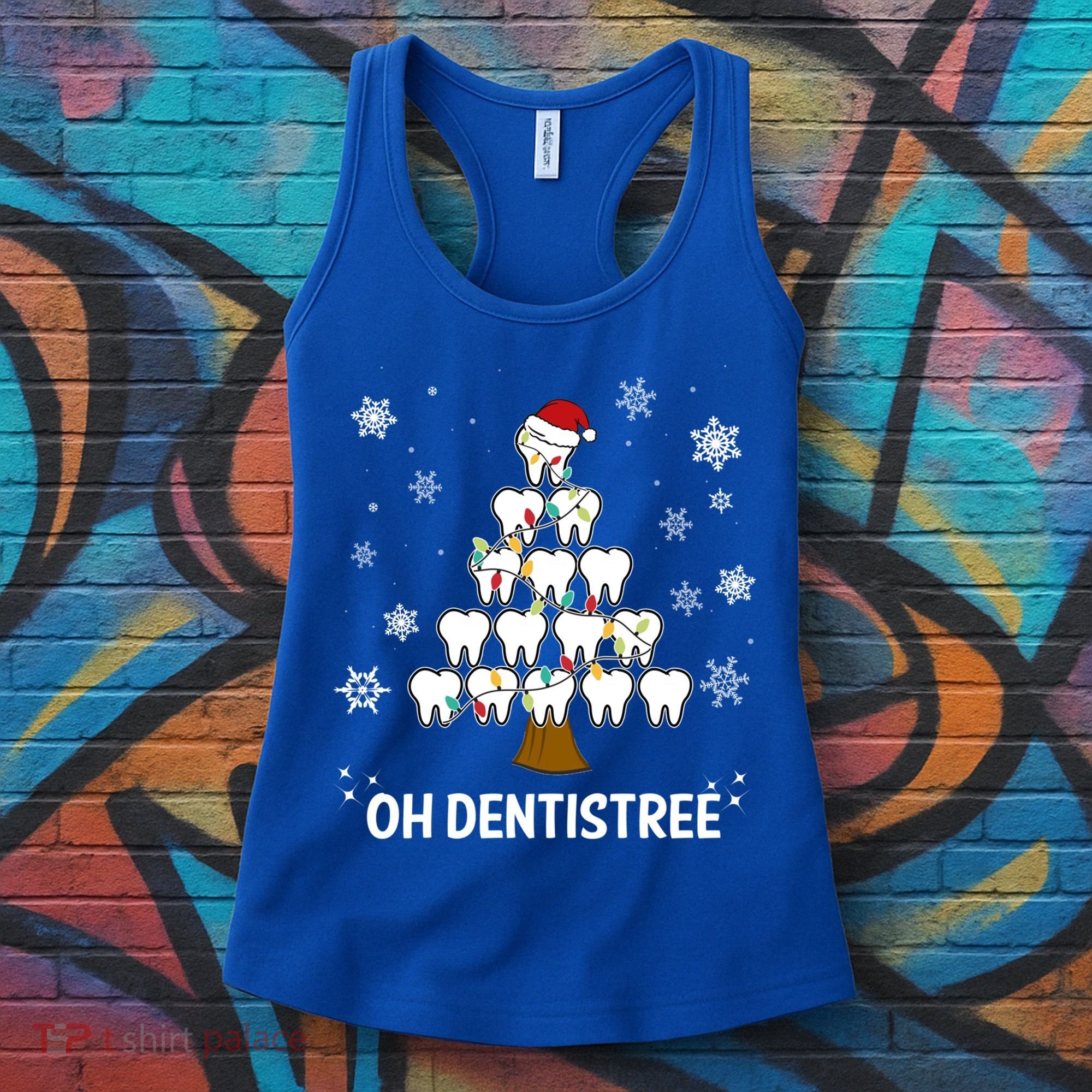 Oh Dentistree Dentist Christmas Tooth Christmas Gift Women's Tank Top