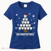 Oh Dentistree Dentist Christmas Tooth Christmas Gift Women's T-Shirt thumb 0