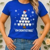 Oh Dentistree Dentist Christmas Tooth Christmas Gift Women's T-Shirt thumb 2