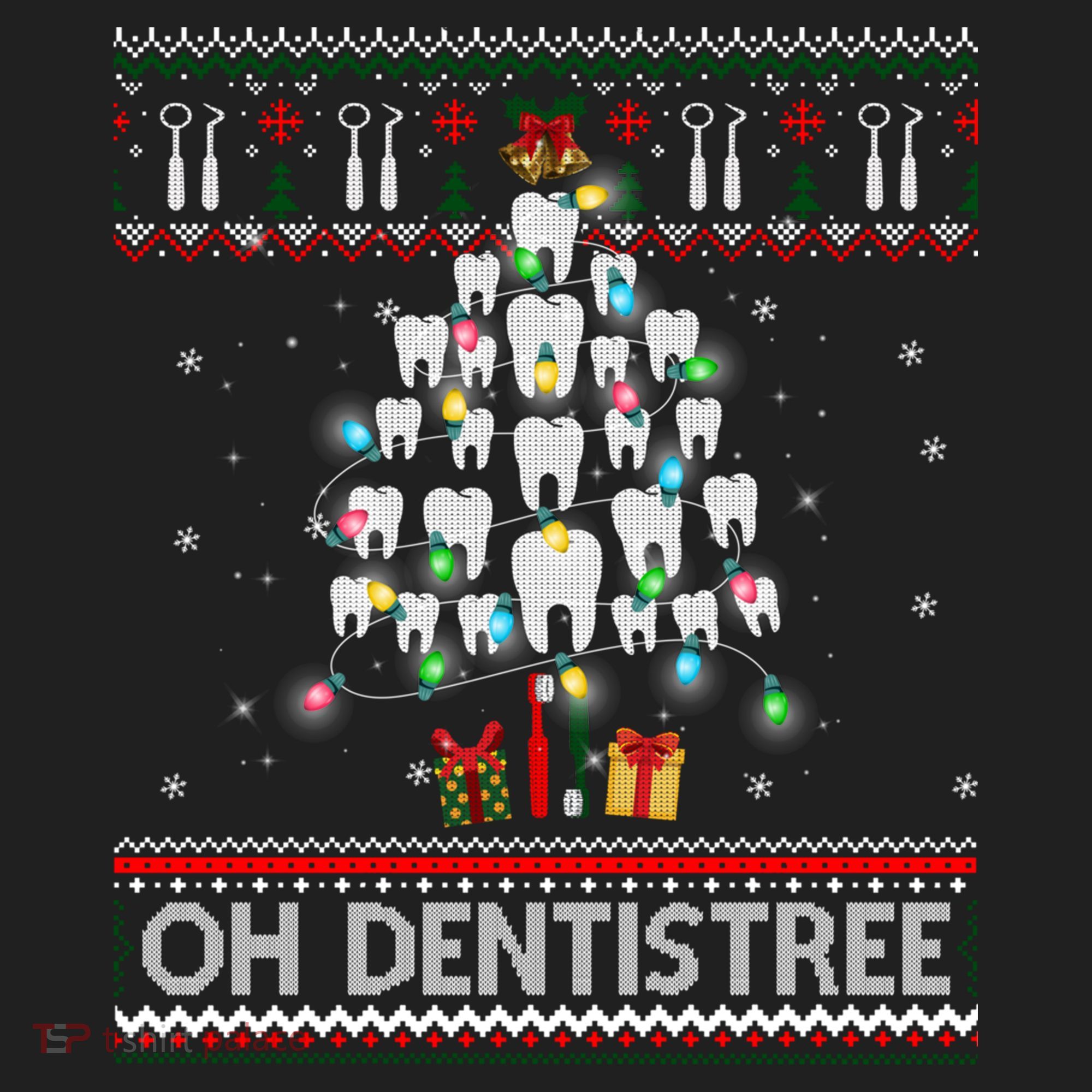 Oh Dentistree Dentist Christmas Ugly Xmas Sweater Gift Women's Sweatshirt