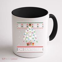 Oh Dentistree Dentist Christmas Ugly Xmas Sweater Gift Coffee Mug thumb 1