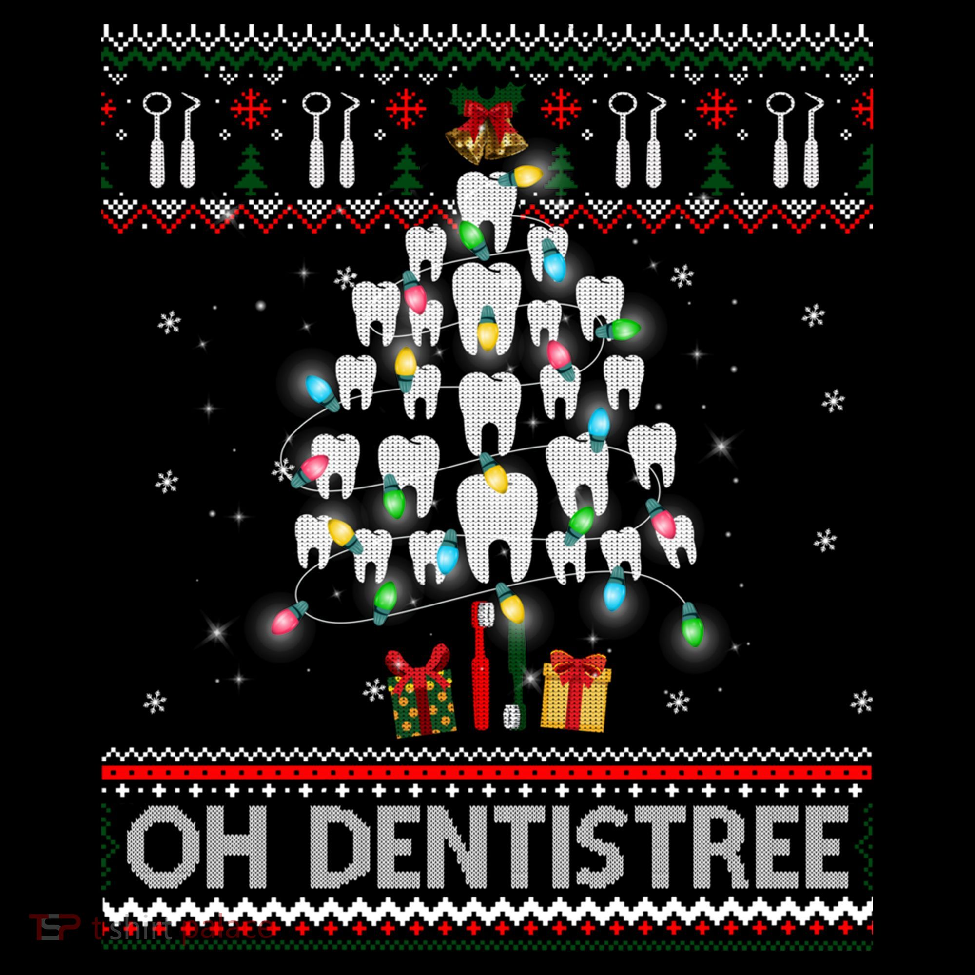 Oh Dentistree Dentist Christmas Ugly Xmas Sweater Gift Coffee Mug