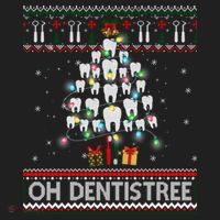 Oh Dentistree Dentist Christmas Ugly Xmas Sweater Gift Hat thumb 2