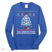 Oh Dentistree Dentist Christmas Ugly Xmas Sweater Gift Long Sleeve Shirt thumb 0