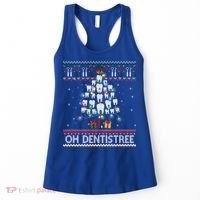 Oh Dentistree Dentist Christmas Ugly Xmas Sweater Gift Women's Tank Top thumb 0
