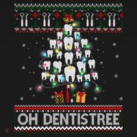 Oh Dentistree Dentist Christmas Ugly Xmas Sweater Gift Women's Hoodie thumb 2