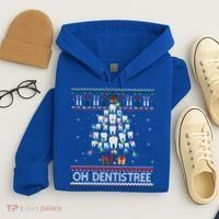 Oh Dentistree Dentist Christmas Ugly Xmas Sweater Gift Hoodie thumb 4