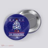 Oh Dentistree Dentist Christmas Ugly Xmas Sweater Gift Button thumb 0