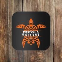 Orange Day Every Child Matters Indigenous Awareness Equality Coaster thumb 0