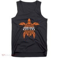 Orange Day Every Child Matters Indigenous Awareness Equality Tank Top thumb 0
